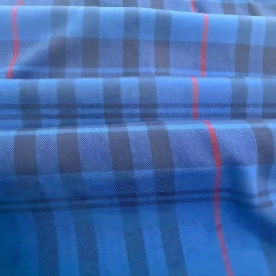 Yarn Dyed Cotton Rayon Shirt Fabric
